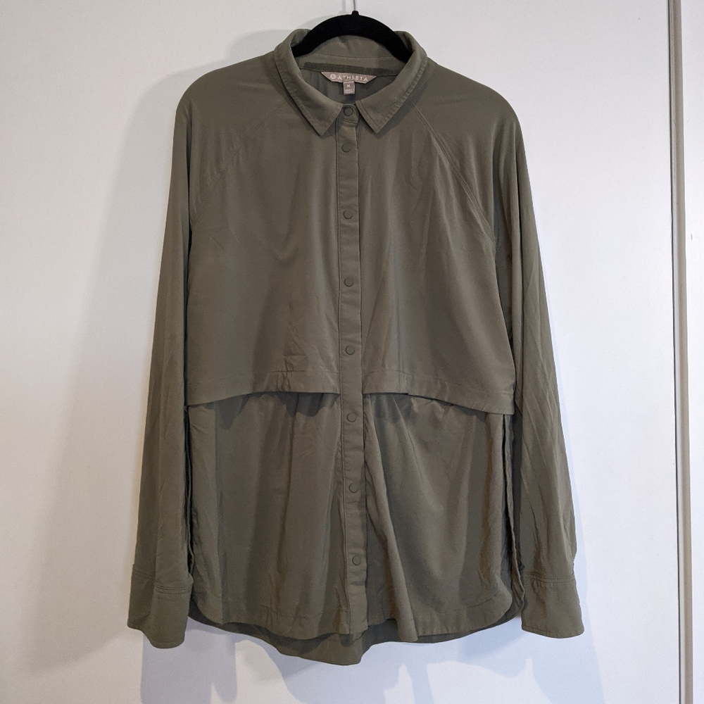 Athleta long sleeve hiking / upf top